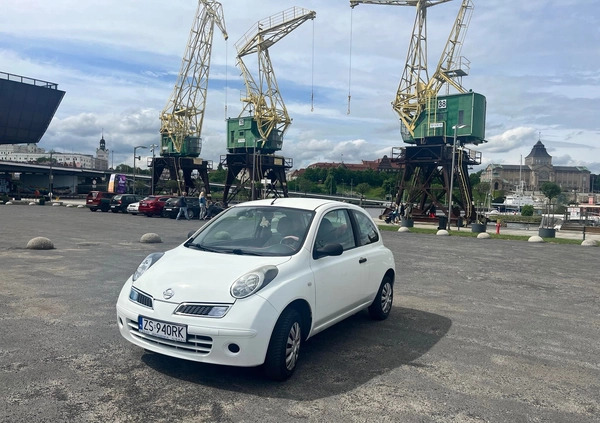 Nissan Micra cena 10800 przebieg: 128000, rok produkcji 2009 z Szczecin małe 67